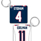 New England - Personalised Keyring