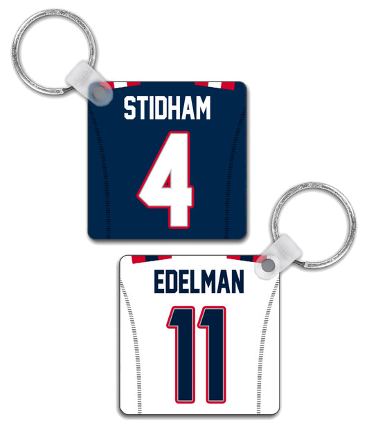 New England - Personalised Keyring
