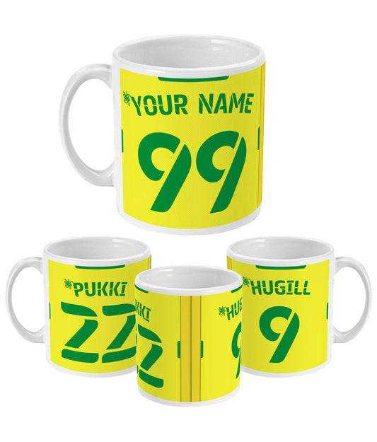 Norwich City - Personalised Home Mug