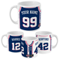 Philadelphia - Custom Personalised Basketball Jersey Mug