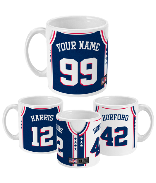 Philadelphia - Custom Personalised Basketball Jersey Mug