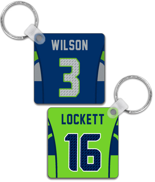 Seattle - Personalised Keyring