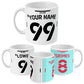 Swansea City - Personalised Home/Away Mug