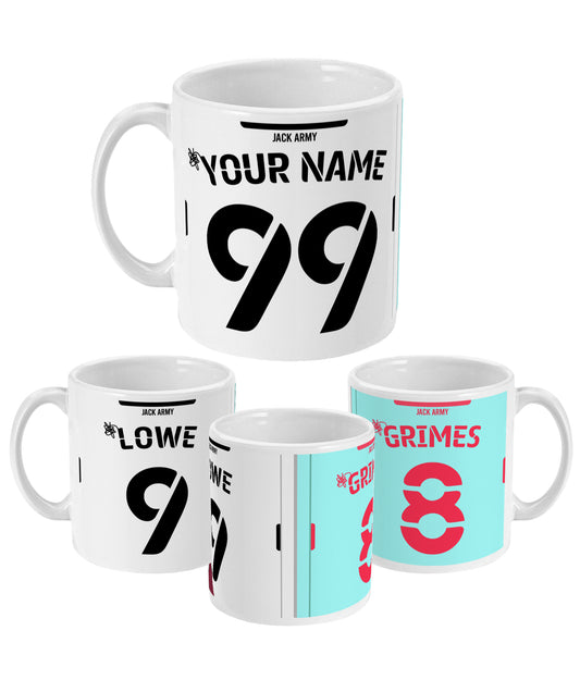 Swansea City - Personalised Home/Away Mug