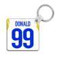 Los Angeles LAR -  Personalised Keyring