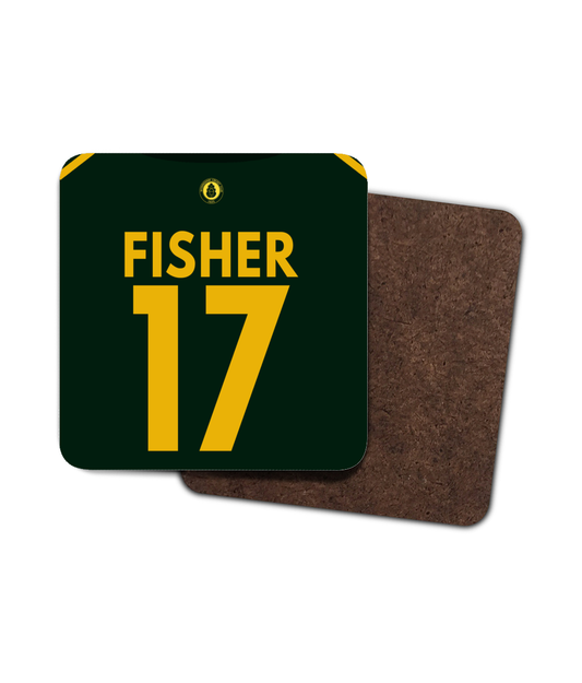 Wokingham Cricket Club Personalised T20 Shirt Coaster