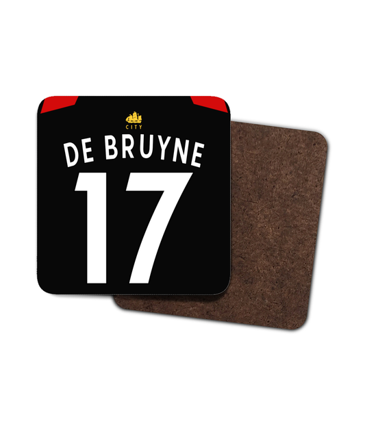 Man City - Personalised 2022/23 Away Drinks Coaster