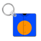 Michael Tabor Silks - Double Sided Keyring