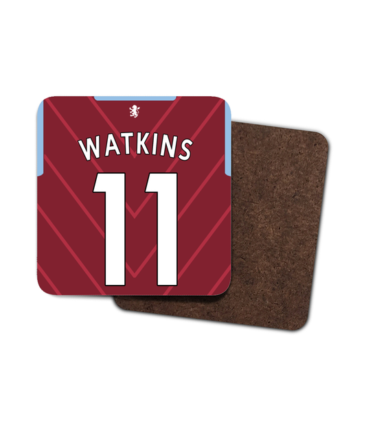 Aston Villa - Personalised Home Drinks Coaster