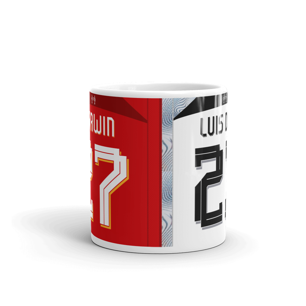 Liverpool - 2022/23 Personalised Home Away Shirt Mug