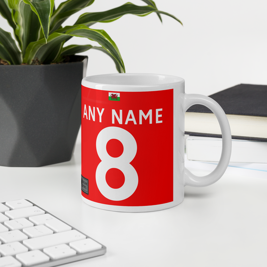 Wales Home / Away Rugby Shirt Mug